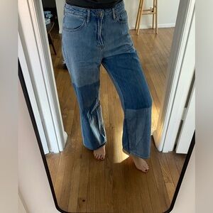I&M Two Toned Wide Leg Jeans